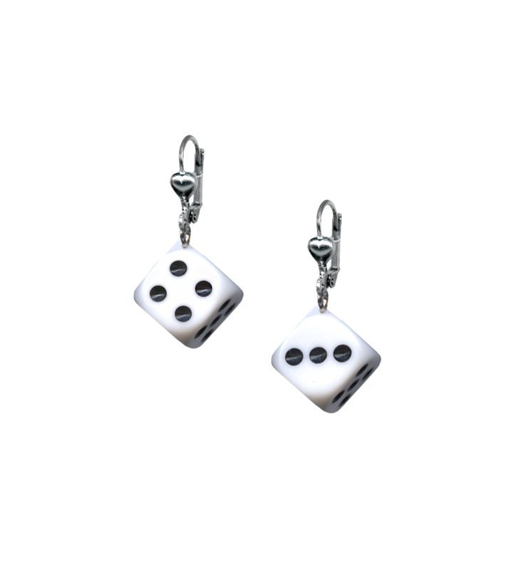 Quantum Cubus White Crystal & Stainless Steel Earrings - Ear Ring Boys Png,  Transparent Png , Transparent Png Image - PNGitem