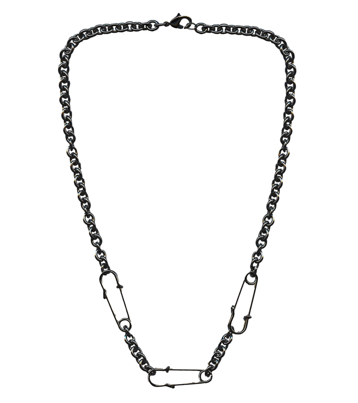 Necklace - Safety Pin Link – Classic Hardware Jewelry