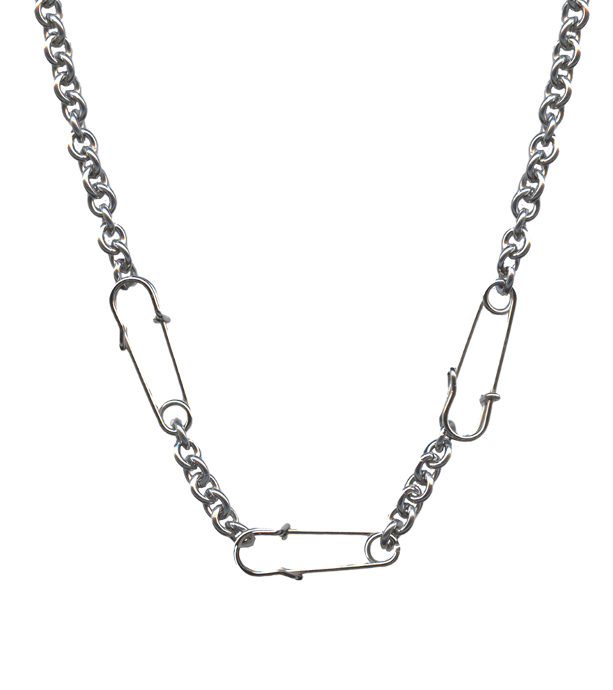 Necklace - Safety Pin Link – Classic Hardware Jewelry