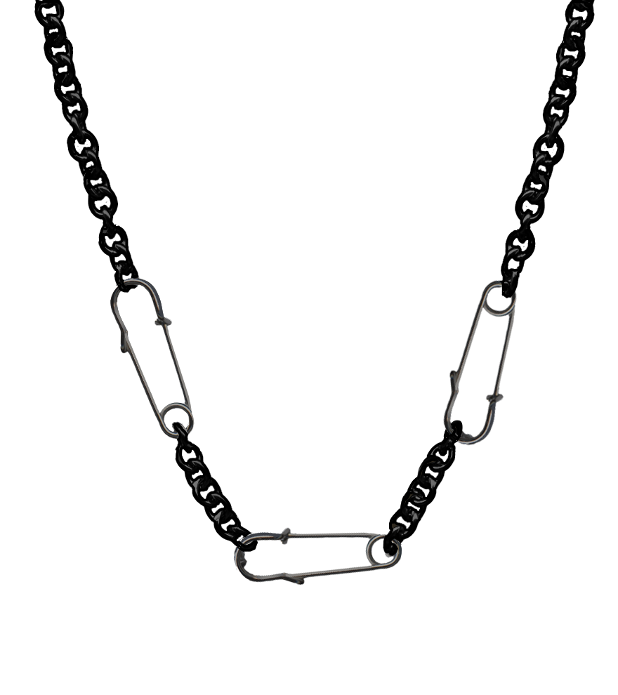 Necklace - Safety Pin Link – Classic Hardware Jewelry