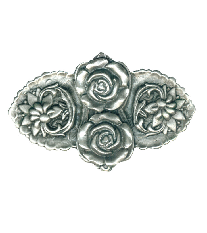 Belt Buckle - Silver Roses – Classic Hardware Jewelry display picture 1