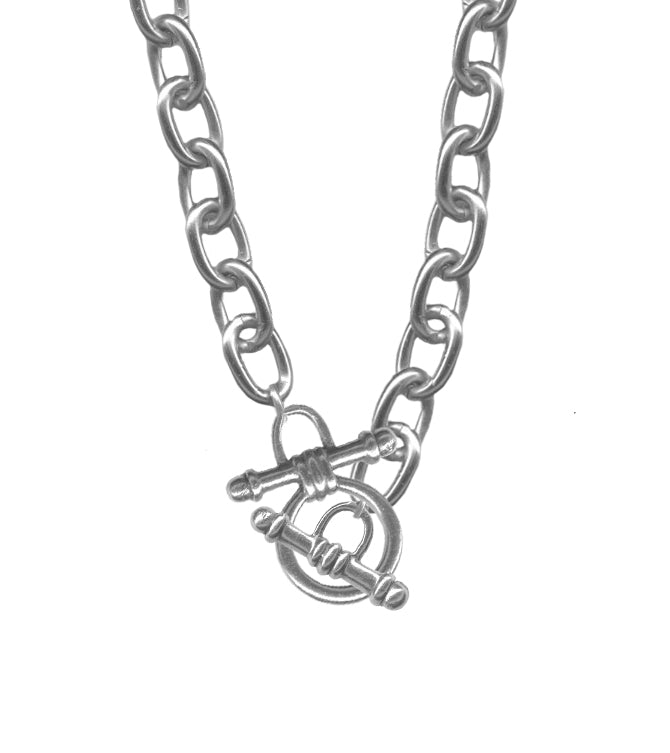 Necklace Men's Choker Chain Chunky Toggle